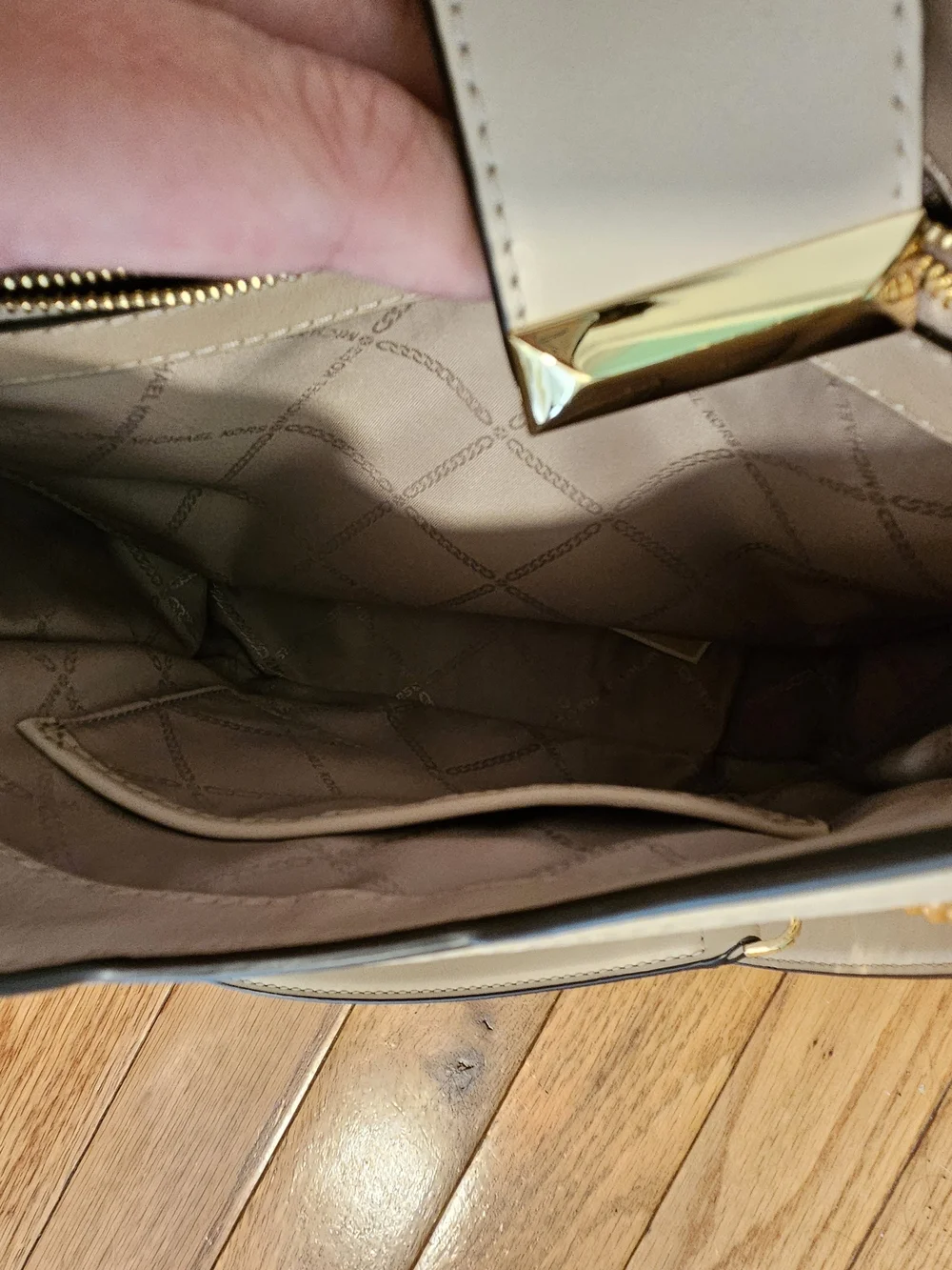 NWT Michael Kors Whitney Leather Chain Strap Tote